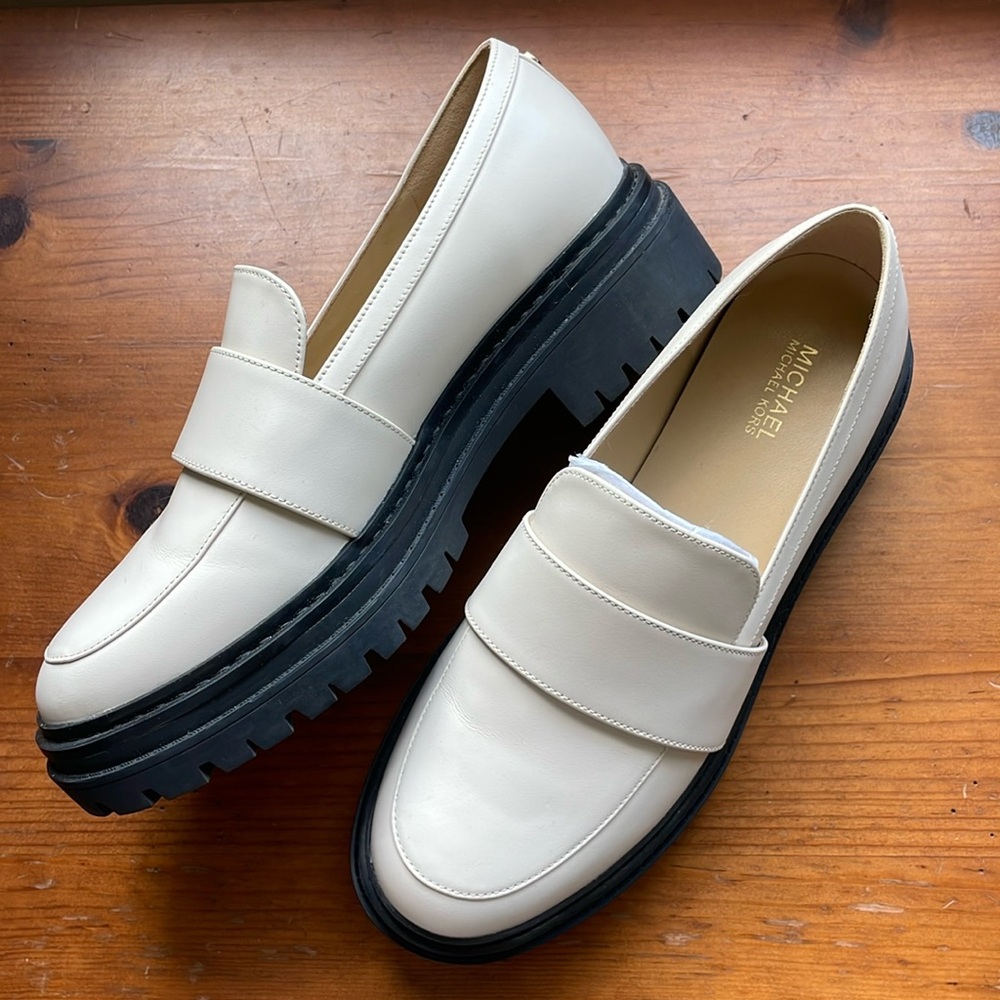 Leather loafers